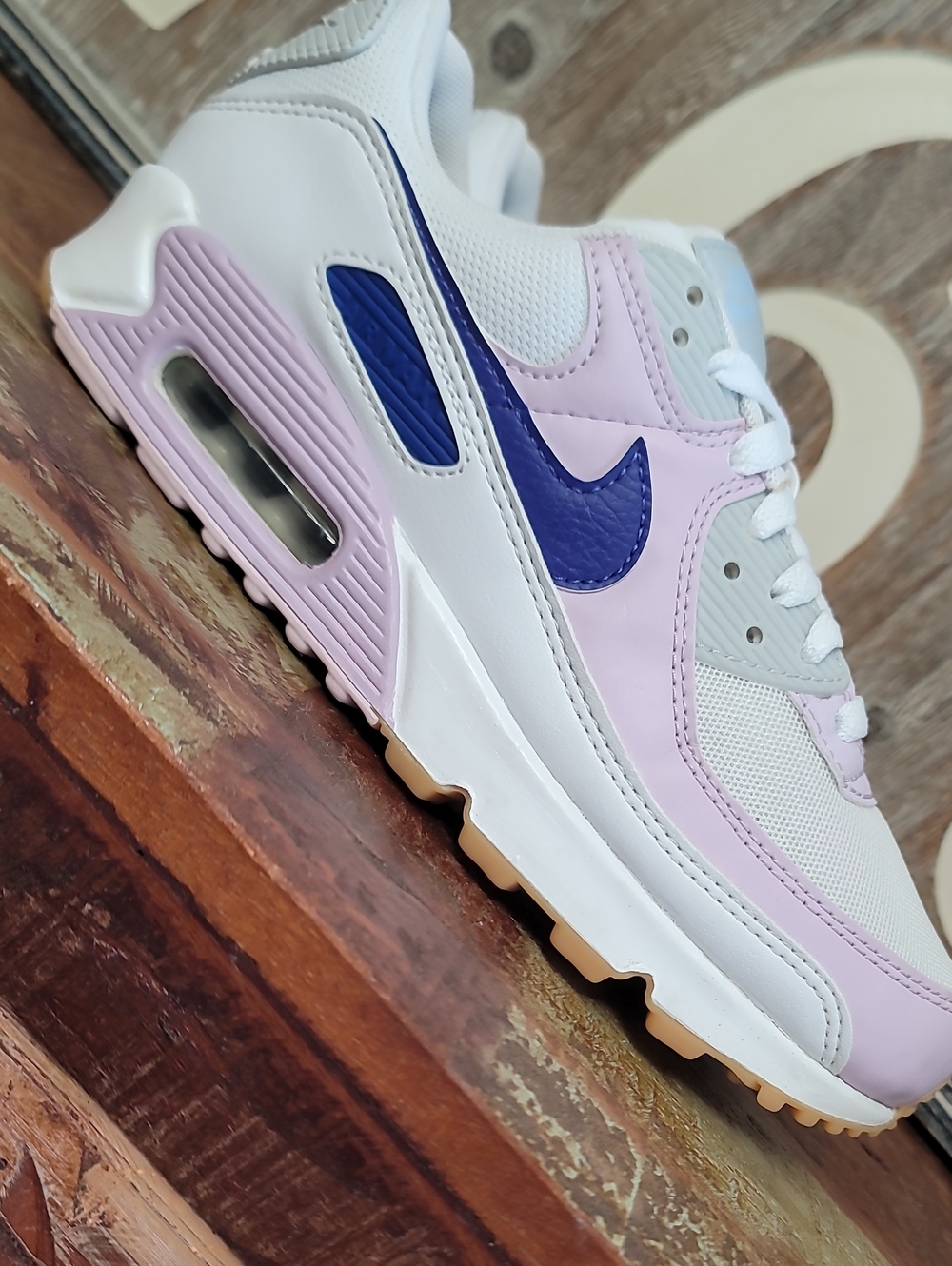 🔥 Nike Wmns Air Max 90 'White Doll' "Light Pink/platinum/Gum" Wmns 8 Good Cond - Picture 12 of 16
